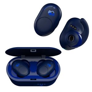 SKULLCANDY Push True Wireless Bluetooth Rechargeable Ear Air Pods Headphones Mic - Indigo Blue