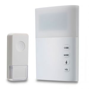 Swann Wireless Door Bell with Large LED Light Hard Of Hearing