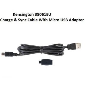 Kensington Charge and Sync Mini USB Cable Micro USB Adapter PC Mac Mob...