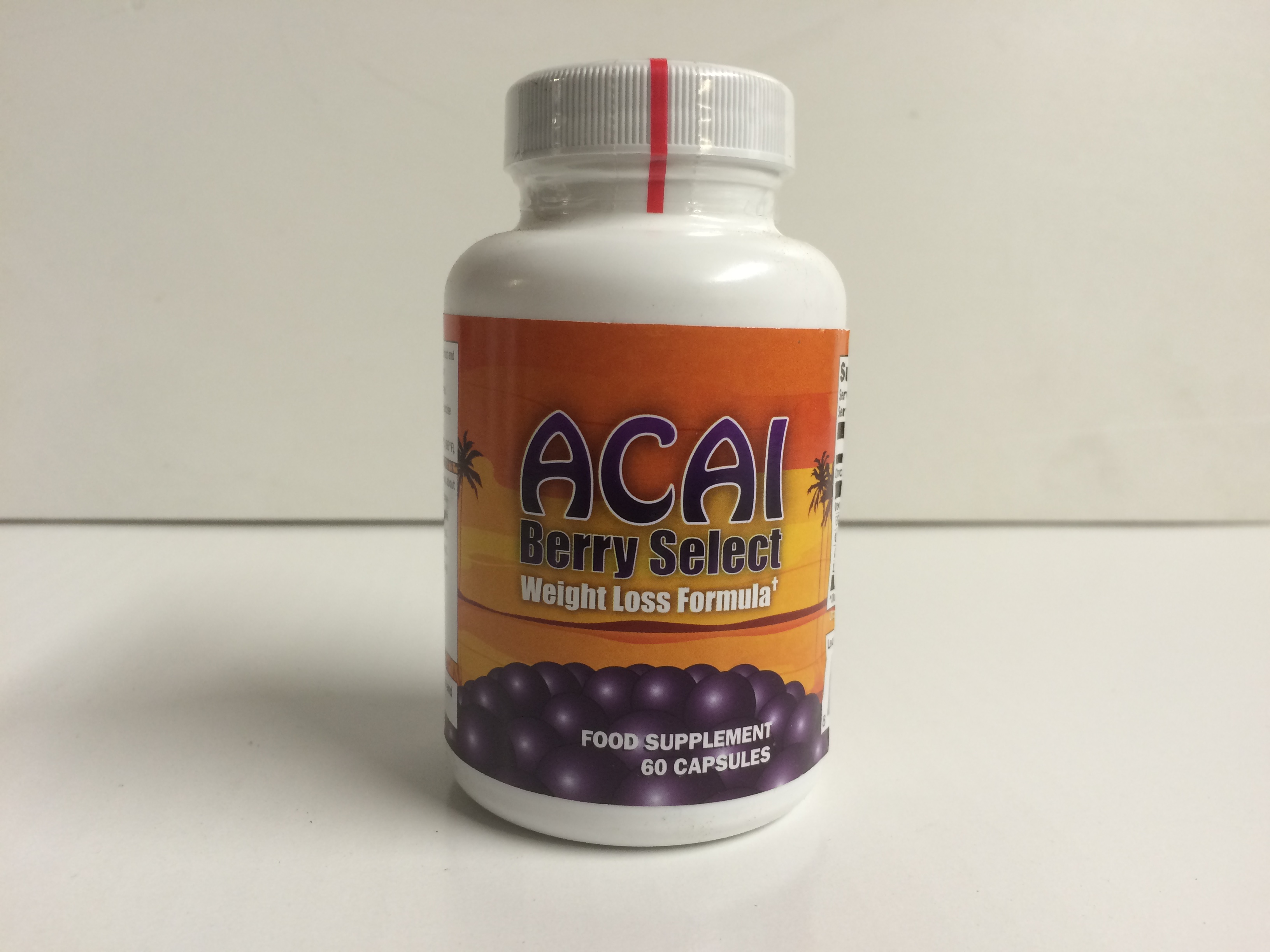Acai Berry Select Weight Loss Formula Diet Pill Food Supplement Fat