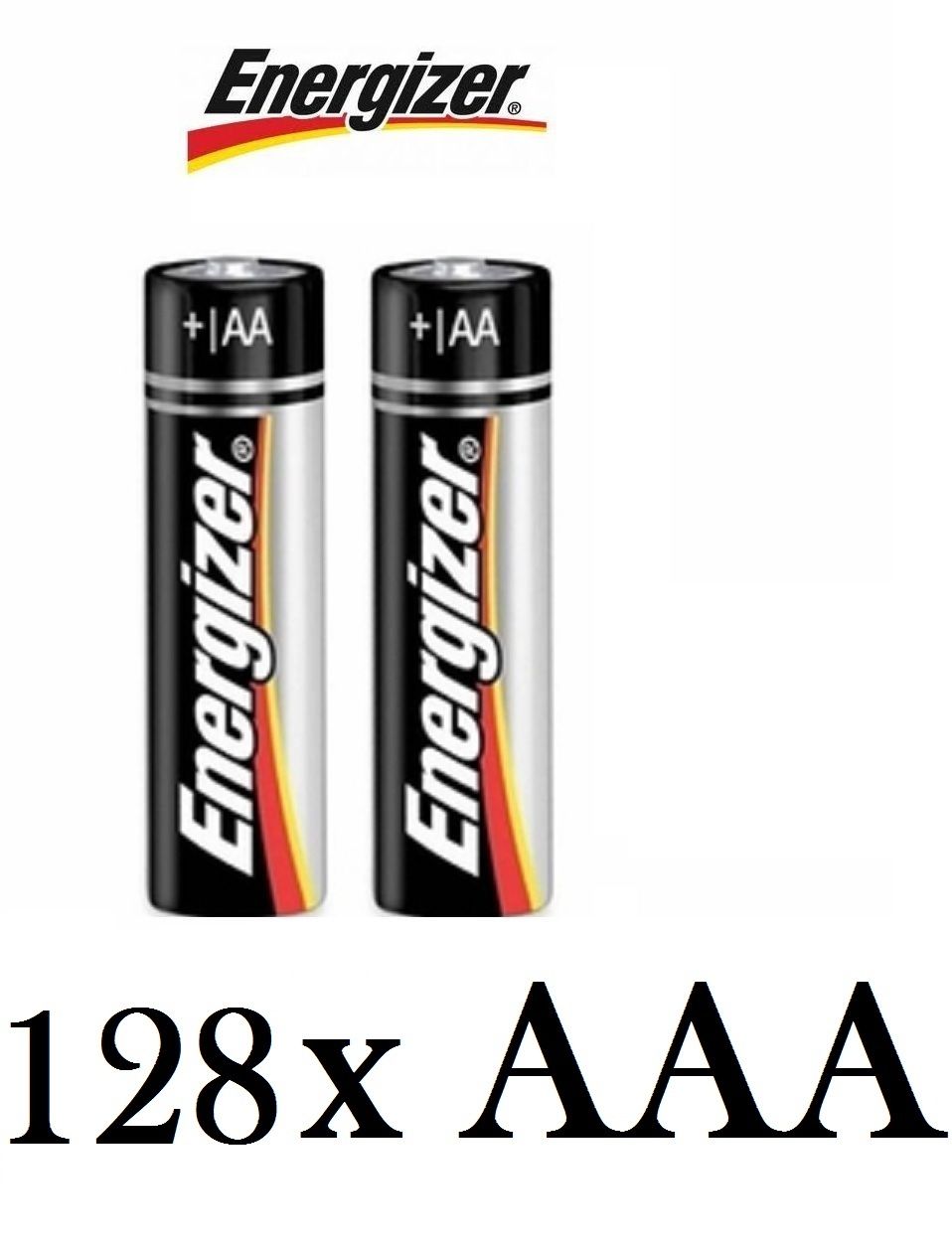 128 Pack Genuine Energizer AAA Alkaline Batteries 1.5V MN2400 LR03