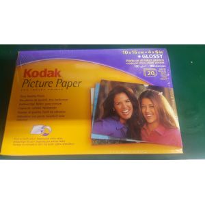 Kodak Glossy Picture Paper Inkjet Printers 20 sheets 10x15 c