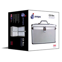 AMPS 300 DISC ALUMINIUM DJ CASE
