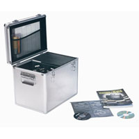 Amps DJ carry case 1500 disc aluminium
