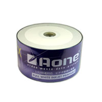 Aone Duplication Full Face Printable White 8x DVD-R (50 Pack)