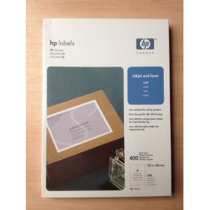 HP 40 x Large Address Sticky Labels 10x15 Blank Best Label Deal HP Bra...