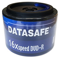 6 Packs of Datasafe DVD-R 16x Branded (50 Pack) (300 Discs in Total)