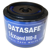Datasafe DVD-R 16x Full Face White Printable (50 cake)