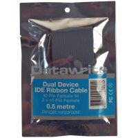 Dual Device ULTRA ATA IDE .5M 40 Pin Fem to 2x40F Cable