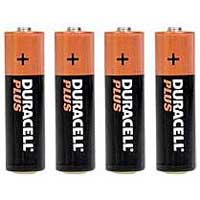 Duracell Plus AA  MN1500 1.5 volts (4 Pack)
