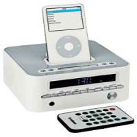Goodmans GCR1872 Clock Radio Alarm With iPod Dock