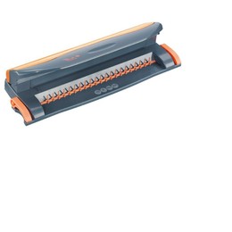 Make your presentations then bind them yourself!

This compact binder is suitable for use in small offices or at home, enabling the production of professional presentations with comb binding.
