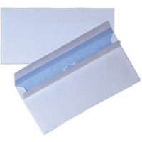 White Self-Seal DL 80gsm Plain Envelope 1000 Pack
