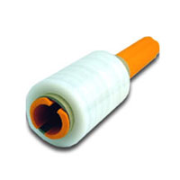 Handle for Narrow Palletwrap Rolls is designed for greater ease of use when dispensing small, narrow rolls of palletwrap.