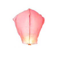 Large Pink Sky Lantern - 36 x 55 x 97cm
