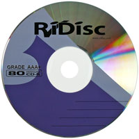 Ridisc Branded 80min 52x CD-R (50 Pack)