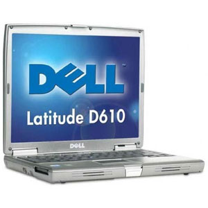 Dell D610 Centrino 2.0 Ghz Laptop - 1Gb - 60GB - COMBO - Wi 