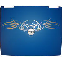 Blue Pattern Coloured Laptop - Dell D600 Centrino 1.6Ghz Laptop - 512M...