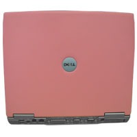 Refurb / Used Laptops: Pink Coloured Laptop - Dell D600 Centrino 1.6Ghz Laptop - 1Gb - 30GB - CDRW/DVD-ROM - Wi Fi - XP Pro