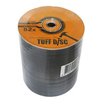 Tuffdisc Overprint 52x CD-R (Wrap of 100 Discs) 