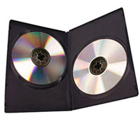 Double DVD Cases: Standard Double 14mm DVD Case