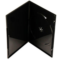 Single 7mm Slimline Black DVD Case