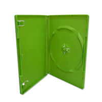 DVD Green Case Standard Single 14MM (100 Pack)