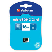 Verbatim MicroSDHC 16GB - Class 2