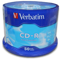 Verbatim CD-R Extra Protection  80 Min (50 pack - 43351)