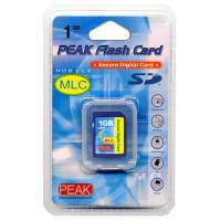 Full Size SD: Ultra X 60 Secure Digital Card 1GB PEAK (MLC)