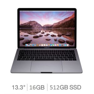 Laptops: Apple MacBook Pro 13.3 inch Retina Core i5 16GB Ram 512GB SSD - A1708 (2017) Space Gray