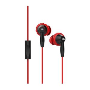 Headphones: JBL Inspire 300 In the Ear Sport Earphone with TwistLock Technology - Black/Red