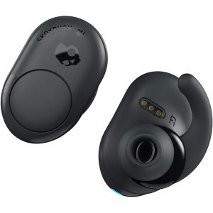 Headphones: SKULLCANDY Push True Wireless Bluetooth Rechargeable Ear Air Pods Headphones Mic - Grey