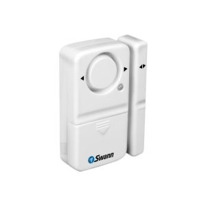 CCTV Accessories: Swann SW351-MDA Magnetic Intruder Window & Door Alarm Chime Siren Battery Operated
