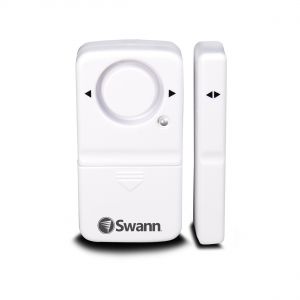 CCTV Accessories: Swann SW351-MDA Magnetic Intruder Window & Door Alarm Chime Siren Battery Operated