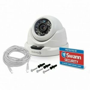 Swann NHD 811 1080p Full HD Security Dome CCTV Camera Night Vision Audio - White