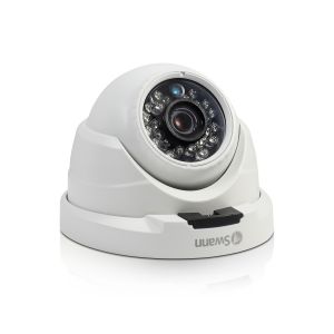 CCTV Cameras: Swann NHD 811 1080p Full HD Security Dome CCTV Camera Night Vision Audio - White