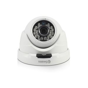 CCTV Cameras: Swann NHD 811 1080p Full HD Security Dome CCTV Camera Night Vision Audio - White