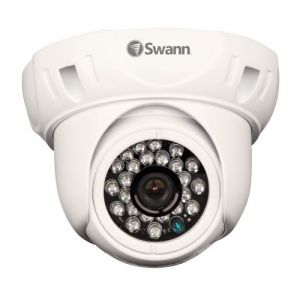 Swann PRO-736 x1 700 TVL Night Vision Outdoor Dome Camera CCTV With Power Supply