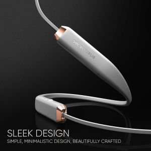 Headphones: SOL REPUBLIC Shadow Wireless Bluetooth Neckband Headphone Earphone Mic 8 Hr Battery - Grey