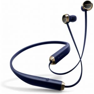 SOL REPUBLIC Shadow Wireless Bluetooth Neckband Headphone Earphone Mic 8 Hr Battery - Navy