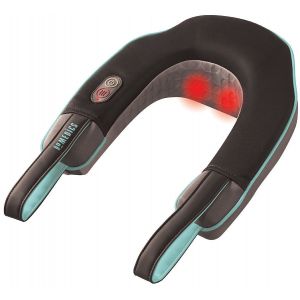 Health & Fitness: Homedics NMSQ-215 Battery Or AC Portable Neck & Shoulder Massager Heat Vibration