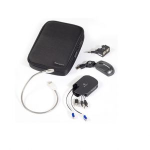 Laptop Accessories: Targus 4-In-1 Notebook Accessories Kit - Mini Mouse/HUB/Light Cables Set (BEU0470)