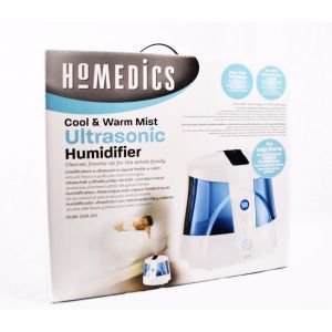 Dehumidifiers: Homedics HUM-20A Cool And Warm Mist Ultrasonic UV-C Humidifier Night Light 6L Tank