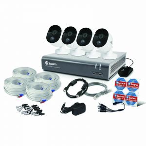 CCTV Systems: Swann 4480 8 Channel 1080p 1TB Full HD DVR Security CCTV System 1080 MSB x 4 Camera Kit