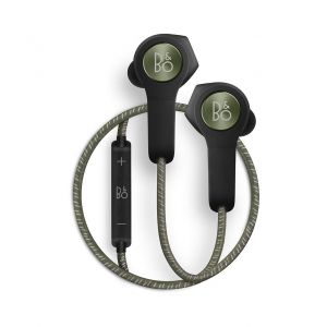 Headphones: Bang & Olufsen Beoplay H5 Wireless Bluetooth In-Ear Earbuds – Moss Green