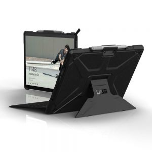 Tablet Accessories: UAG - Metropolis Rugged Protective Case Microsoft Surface Pro X - Black