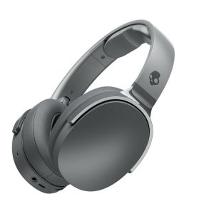 Headphones: SKULLCANDY HESH 3 Bluetooth Wireless Over-Ear Headphones Mic Foldable 22 Hr Battery - White/Crimson