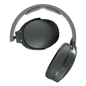Headphones: SKULLCANDY HESH 3 Bluetooth Wireless Over-Ear Headphones Mic Foldable 22 Hr Battery - Grey