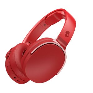 Headphones: SKULLCANDY HESH 3 Bluetooth Wireless Over-Ear Headphones Mic Foldable 22 Hr Battery - Red